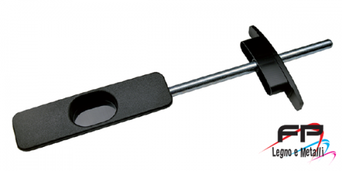 Catenacciolo intermedio di sicurezza per stecca in pvc, alluminio, acciaio e Duero 55